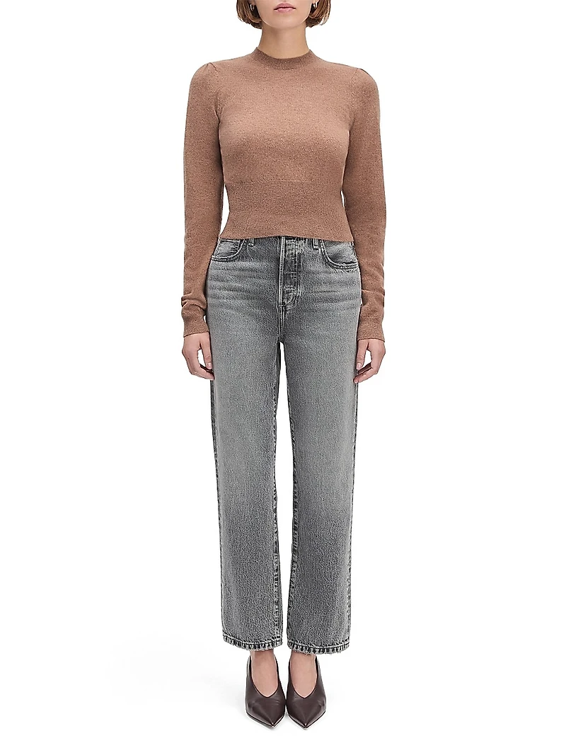 The Elena Cashmere Crewneck Sweater