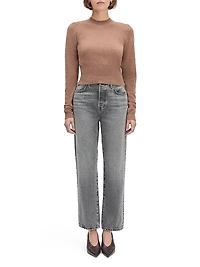 The Elena Cashmere Crewneck Sweater