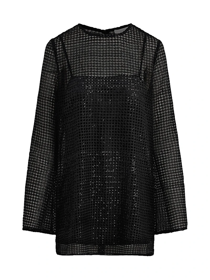 The Sweet Life Sequin Mesh Minidress