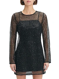 The Sweet Life Sequin Mesh Minidress
