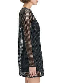 The Sweet Life Sequin Mesh Minidress