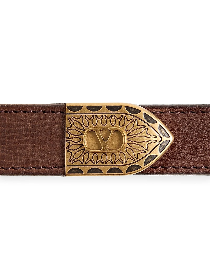 VLogo Signature Calfskin Belt 20MM