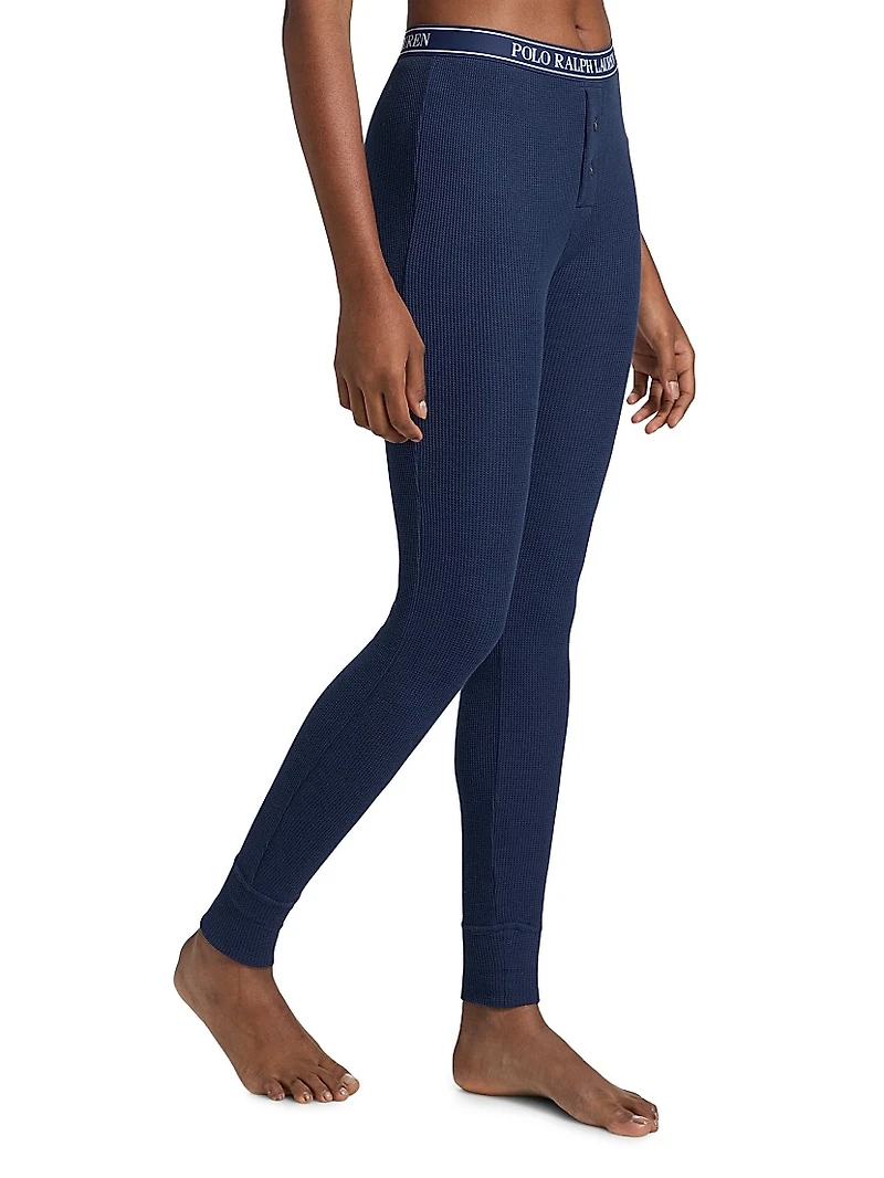 Winter Printed Henley & Jogger Pajamas