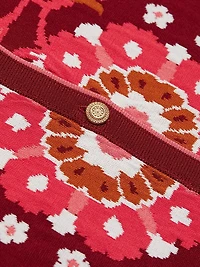 Ila Patterned Knit Crop Cardigan