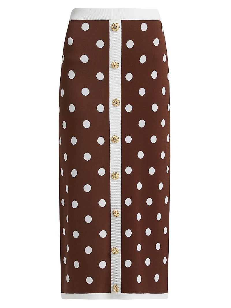 Alice Polka Dot Midi-Skirt