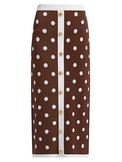 Alice Polka Dot Midi-Skirt
