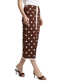Alice Polka Dot Midi-Skirt