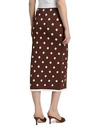 Alice Polka Dot Midi-Skirt