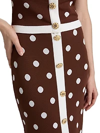 Alice Polka Dot Midi-Skirt