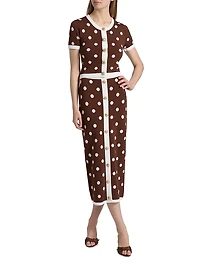 Alice Polka Dot Midi-Skirt