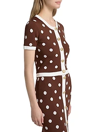 Sona Polka Dot Knit Top