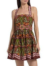 Julietta Printed Cotton Minidress
