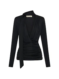 Marina Scarf Draped Top