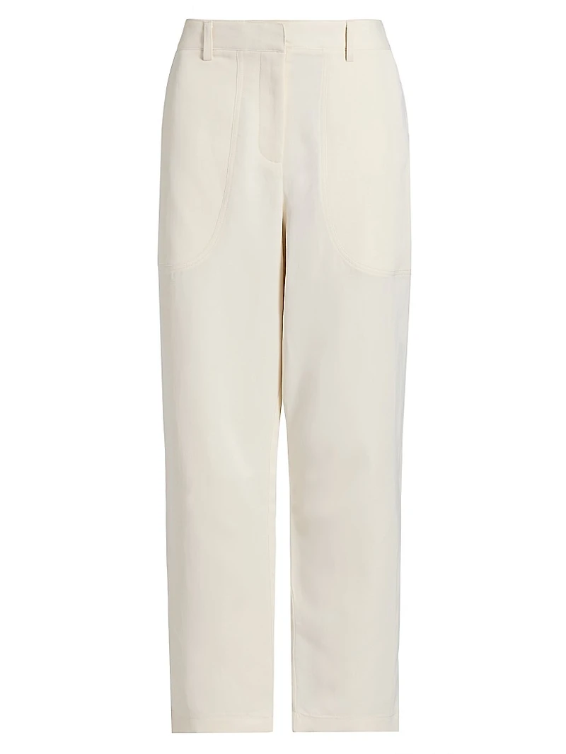 Jetties Beach Flat Front Ankle Pants