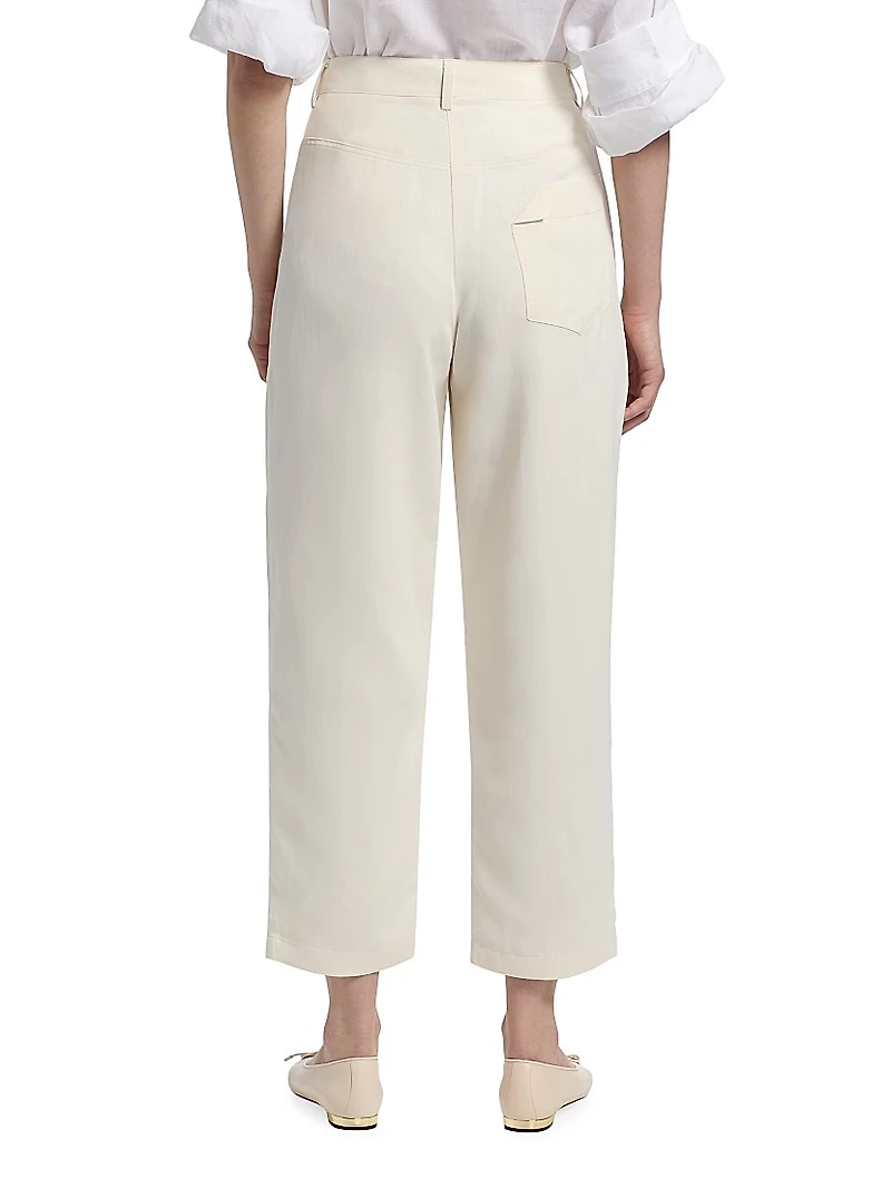 Jetties Beach Flat Front Ankle Pants