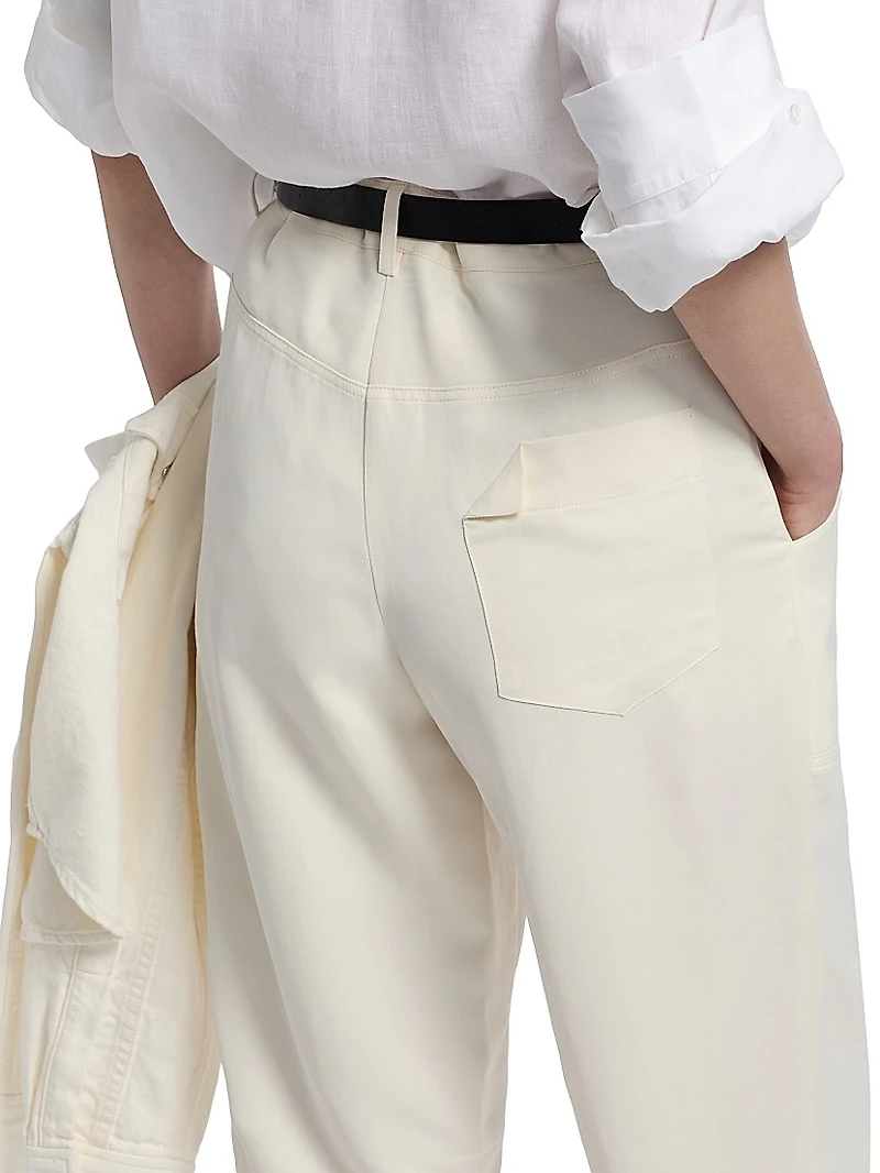 Jetties Beach Flat Front Ankle Pants