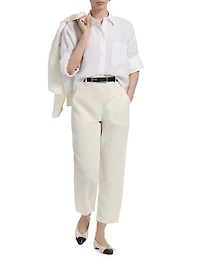 Jetties Beach Flat Front Ankle Pants