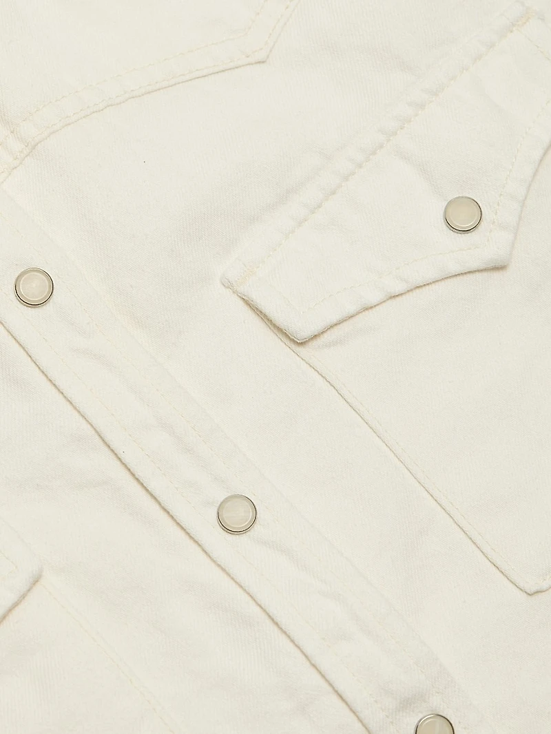 Stretch Cotton Crop Jacket