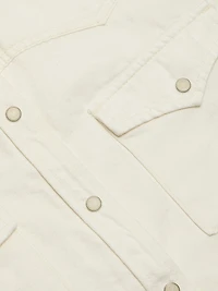 Stretch Cotton Crop Jacket