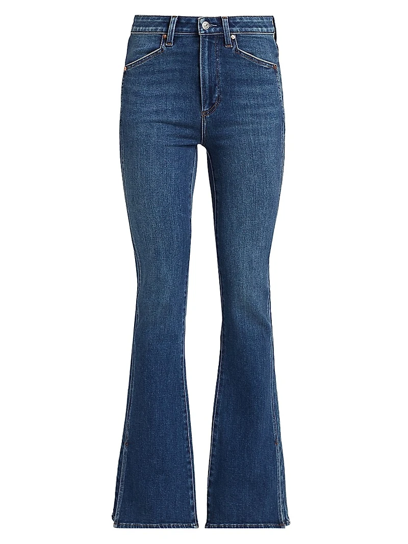 Laurel Canyon Flare Mid-Rise Jeans