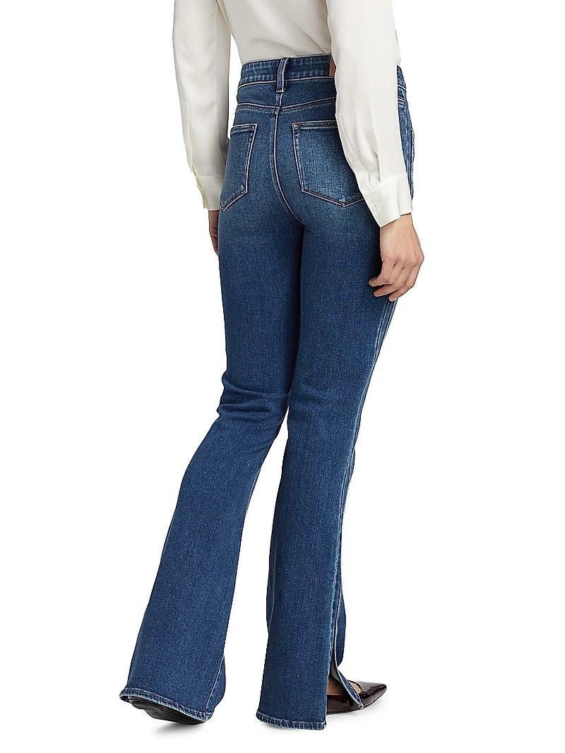 Laurel Canyon Flare Mid-Rise Jeans