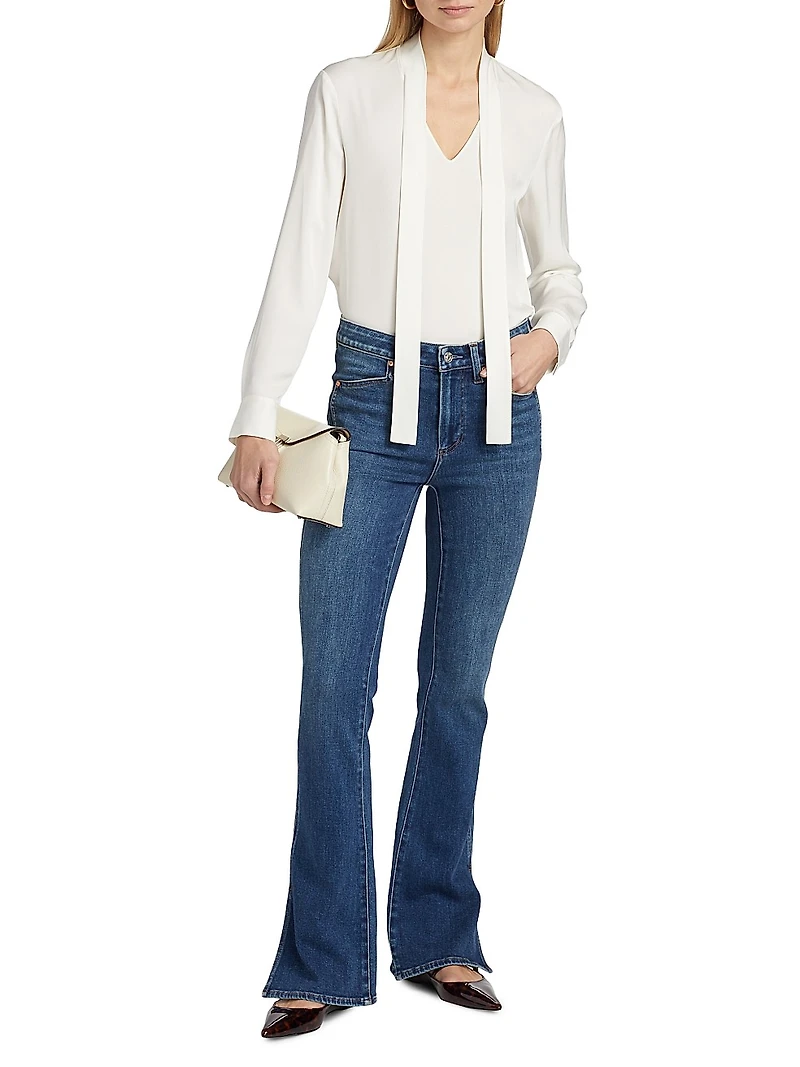 Laurel Canyon Flare Mid-Rise Jeans