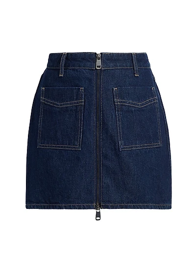 Fallbrook Denim Miniskirt