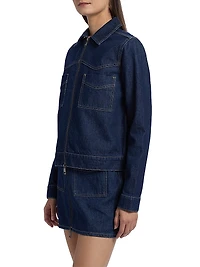 Trabuco Denim Zip-Front Jacket