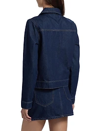 Trabuco Denim Zip-Front Jacket