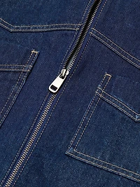 Trabuco Denim Zip-Front Jacket