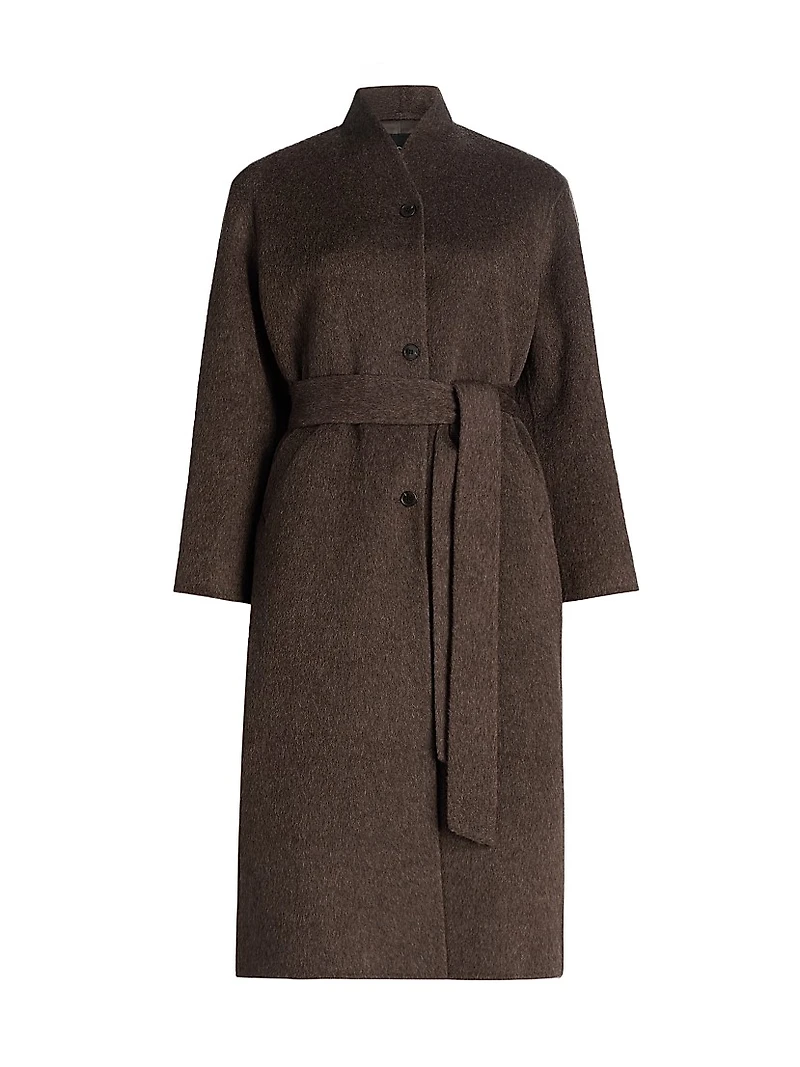 Roland Wool-Blend Belted Coat