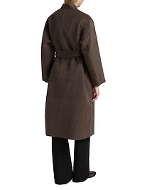 Roland Wool-Blend Belted Coat