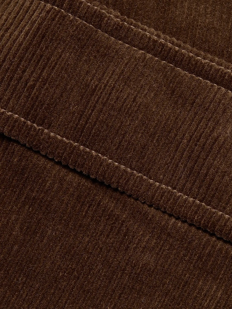 Graciels Stretch Corduroy Wrap Midi-Skirt