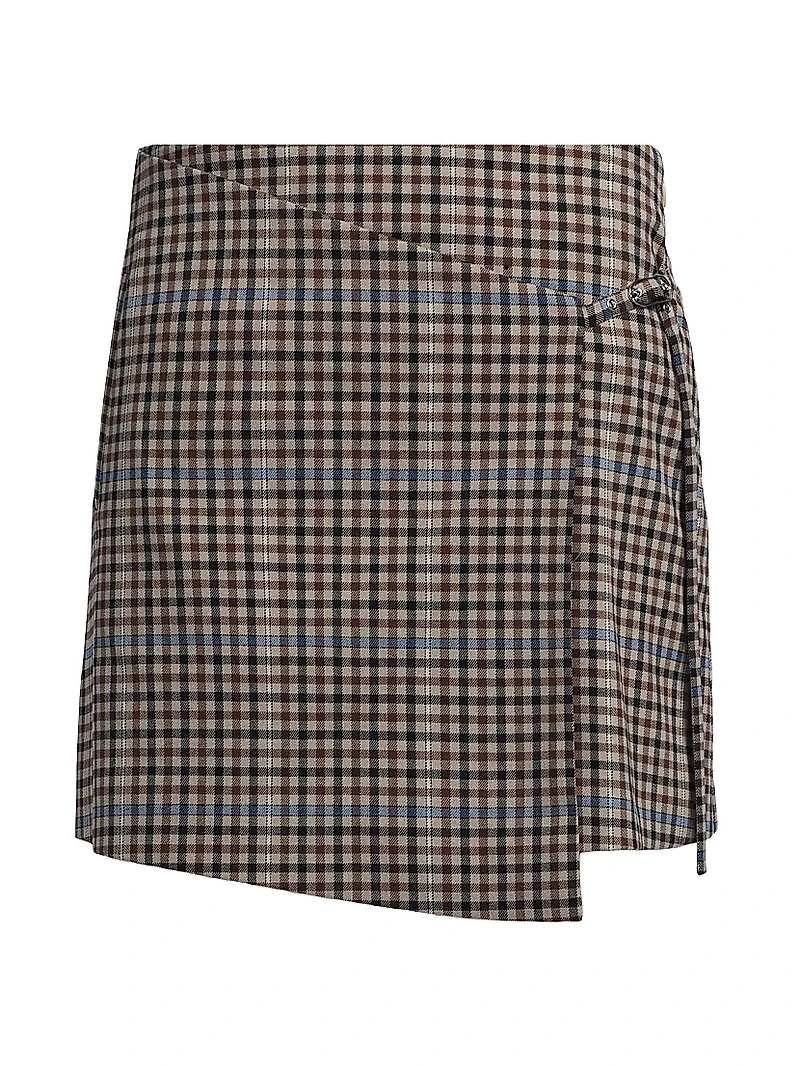 Nial Plaid Miniskirt