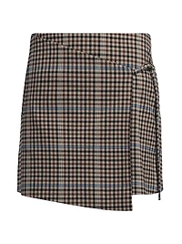 Nial Plaid Miniskirt