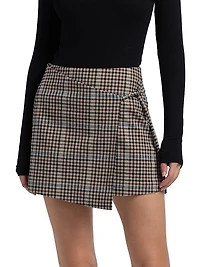 Nial Plaid Miniskirt