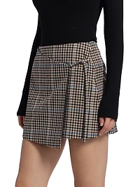 Nial Plaid Miniskirt