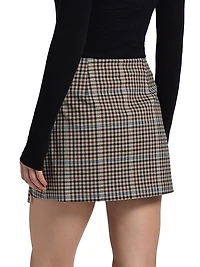 Nial Plaid Miniskirt