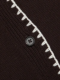 Rayleen Spread Collar Cotton Sweater