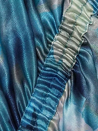 Gabriella Watercolor Sleeveless Midi-Dress