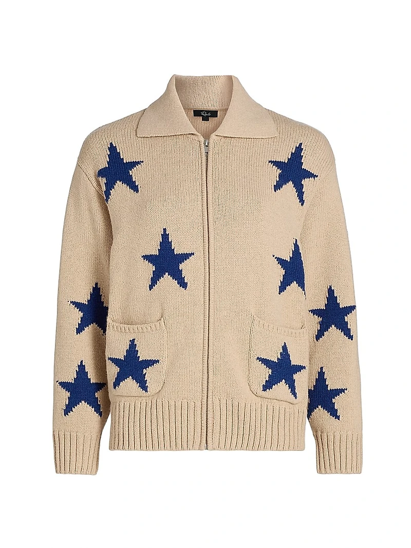 Rhea Star-Intarsia Wool-Blend Sweater