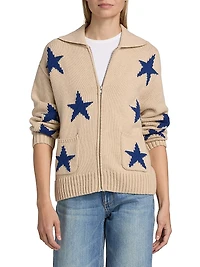 Rhea Star-Intarsia Wool-Blend Sweater