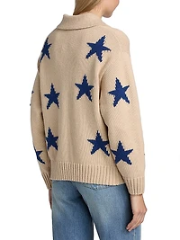 Rhea Star-Intarsia Wool-Blend Sweater