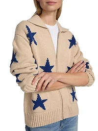 Rhea Star-Intarsia Wool-Blend Sweater