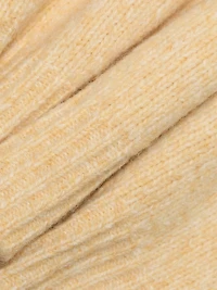 Klara Mock Turtleneck Wool-Blend Knit Top
