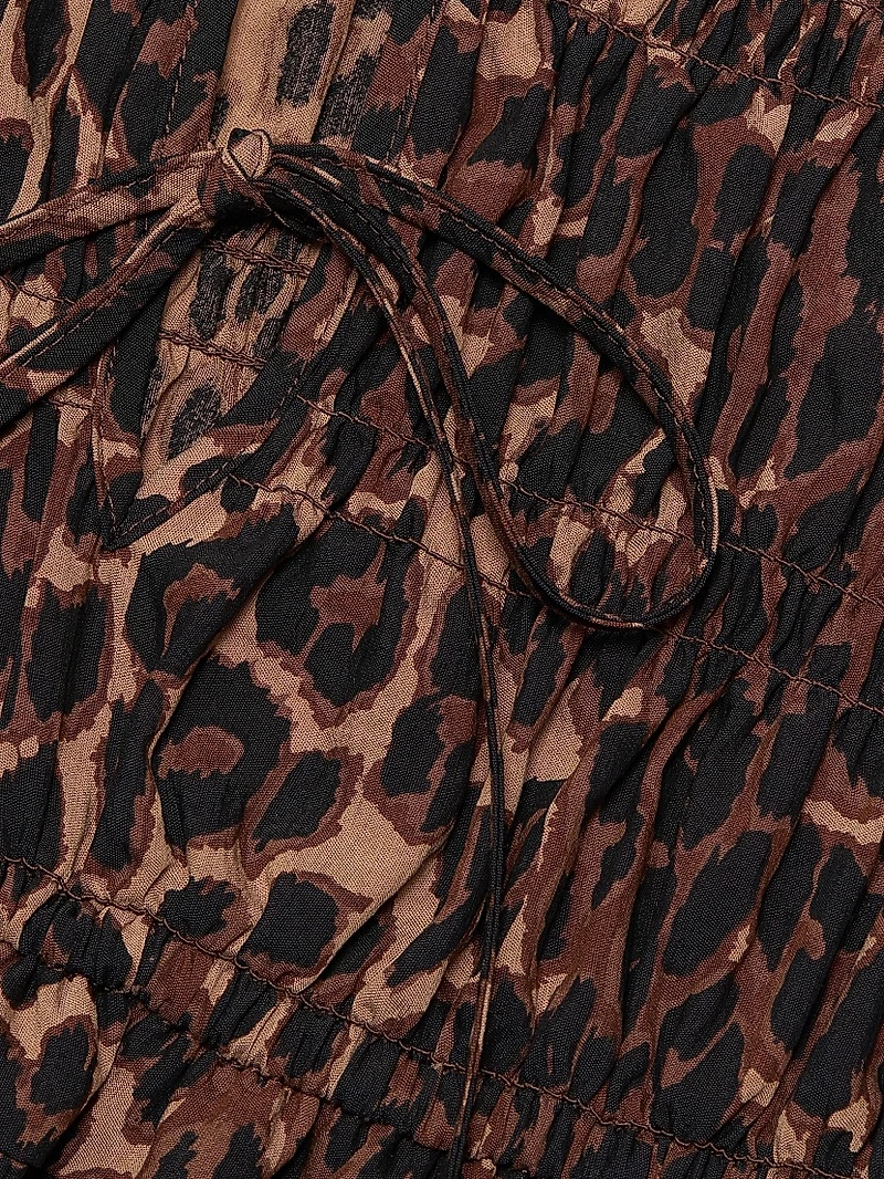 Portia Leopard Print Top