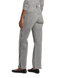 Del Mar Studded Straight-Leg Jeans