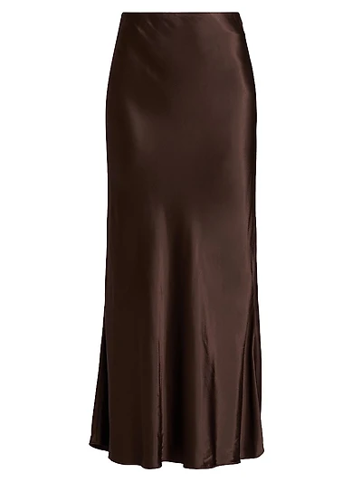 Romina Satin Maxi Skirt
