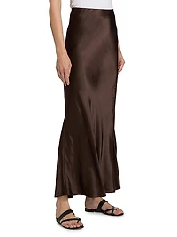Romina Satin Maxi Skirt
