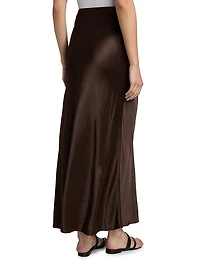 Romina Satin Maxi Skirt